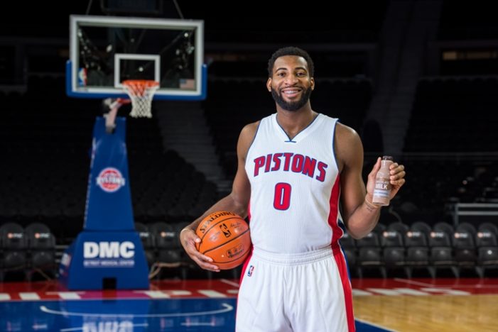 Pistons star Andre Drummond joins dairy campaign