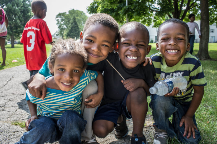 Kids move on life size board game: Playful event hoped to stem hunger