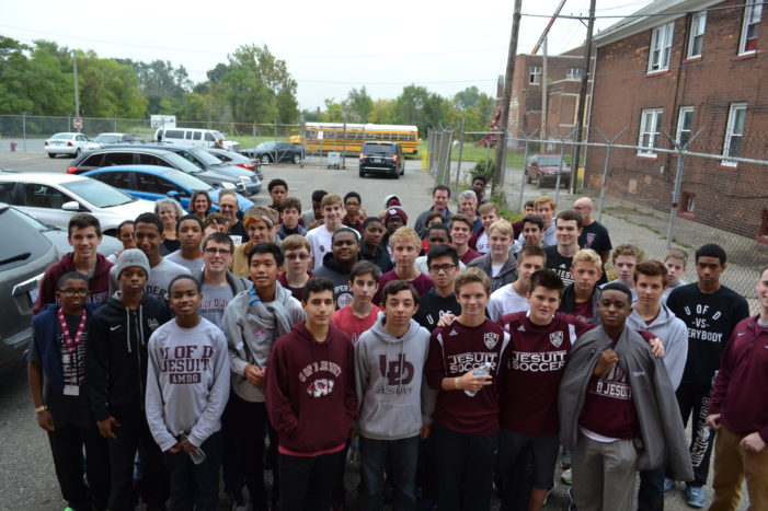 918 U of D Jesuit students align behind Detroit’s neighborhoods and each other