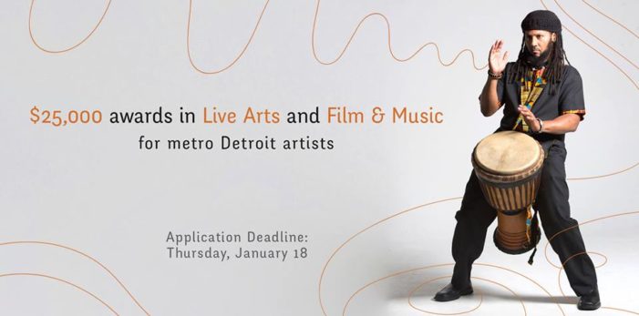 Detroit artists encouraged to apply for Kresge Artist Fellowships’ $25,000, no-strings-attached prizes