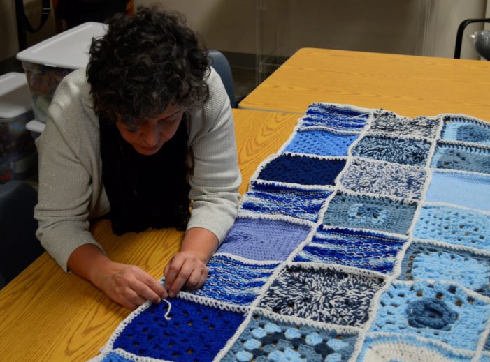 Southwest Solutions’ Stitches of Love creates blankets for families in need, knits together the community