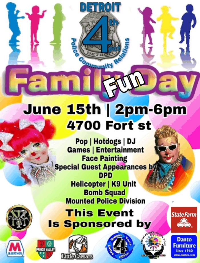 Police to host family fun in Southwest Detroit June 15