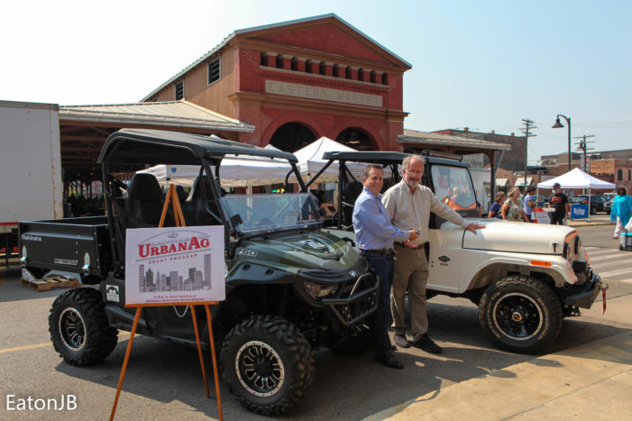 Mahindra Automotive North America donates two work vehicles to Eastern Market